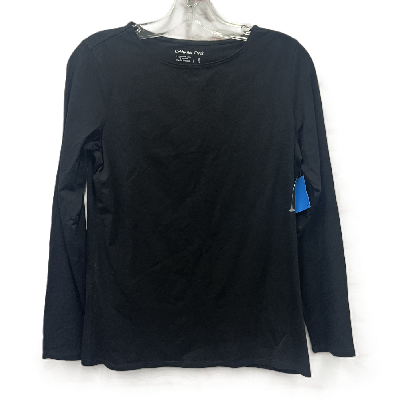 Top Long Sleeve By Coldwater Creek In Black, Size: S