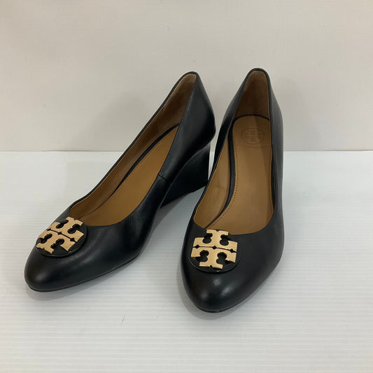 Shoes Heels Wedge By Tory Burch In Black, Size: 7