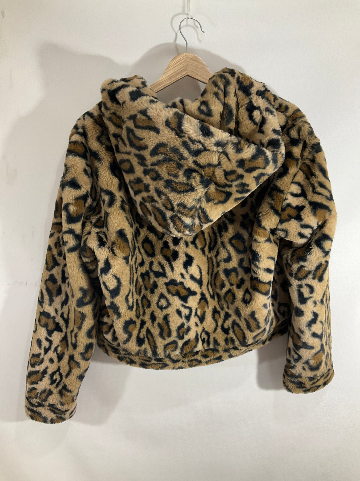 Jacket Faux Fur & Sherpa By Ugg In Animal Print, Size: Xs