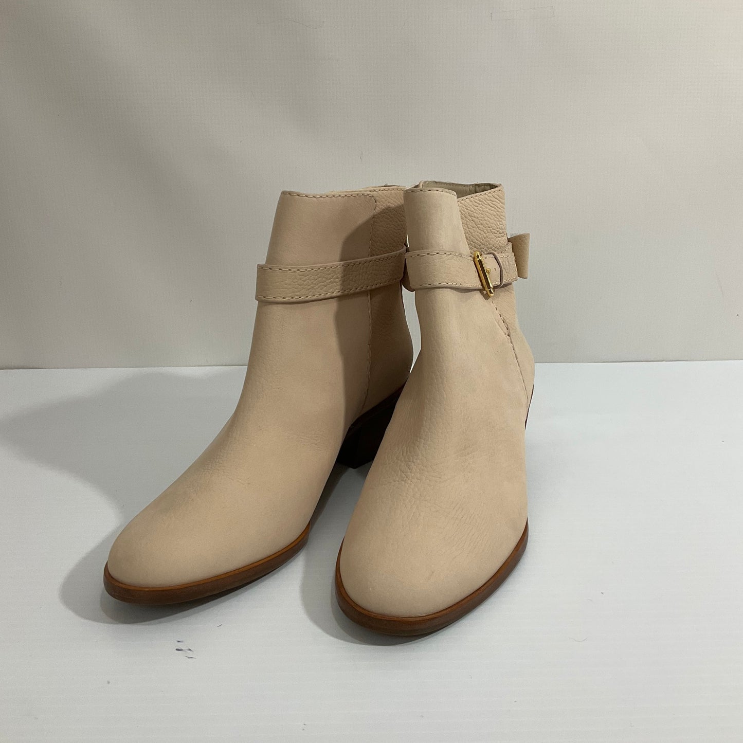 Boots Ankle Heels By Kate Spade In Cream, Size: 8.5