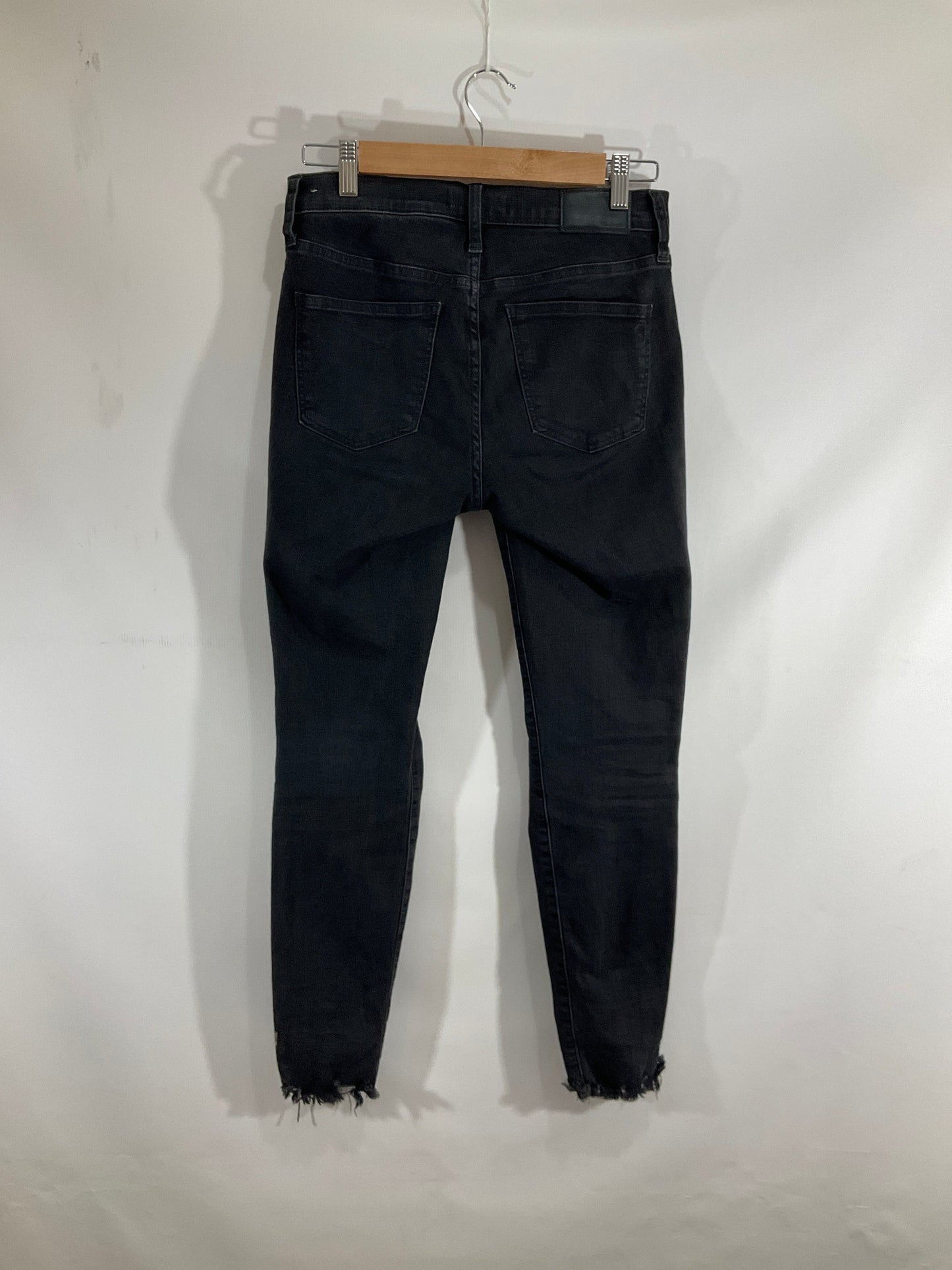 Jeans Skinny By Madewell In Black Denim, Size: 2