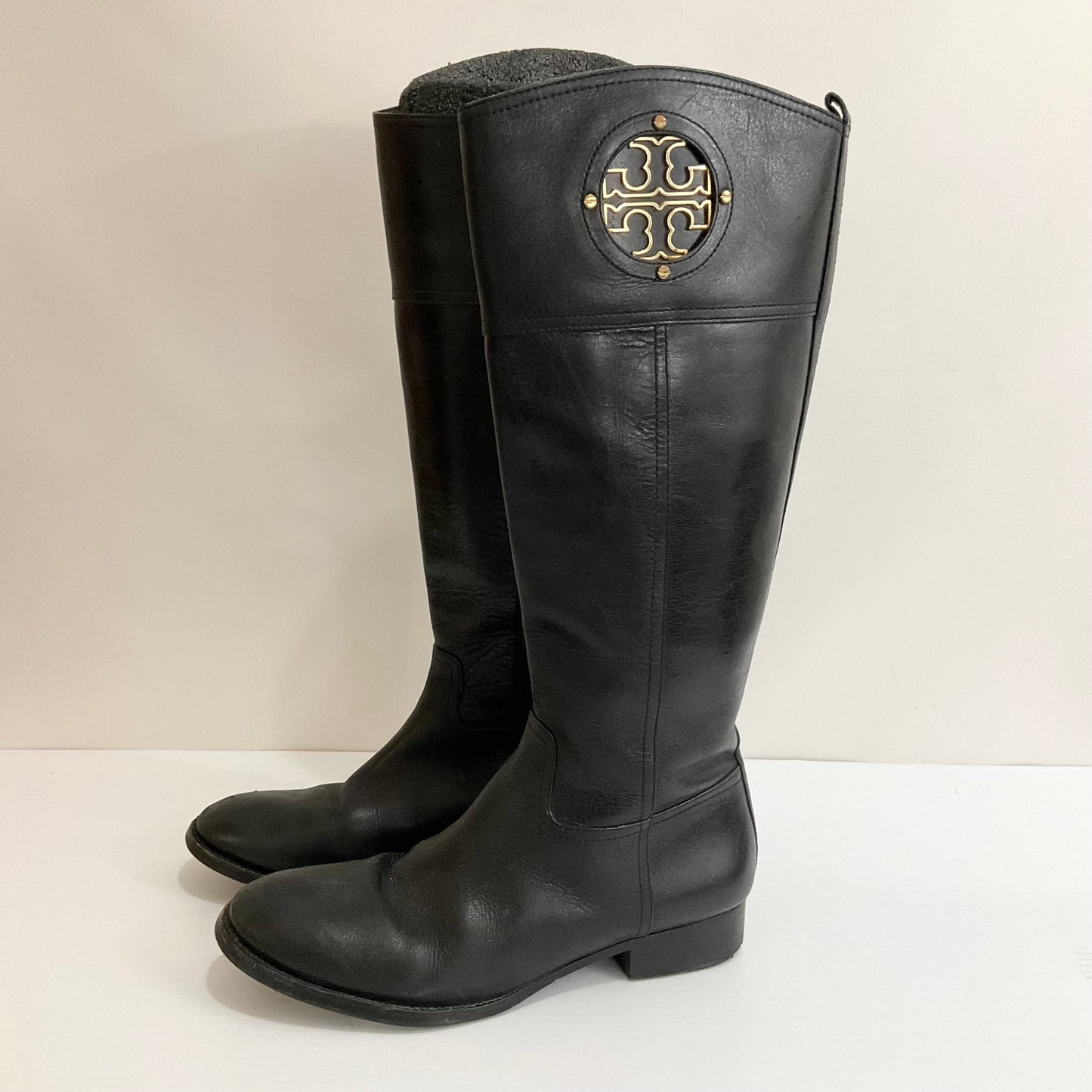 Boots Designer By Tory Burch In Black, Size: 11