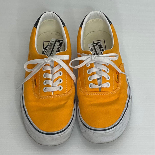 Orange Shoes Sneakers Vans, Size 10.5