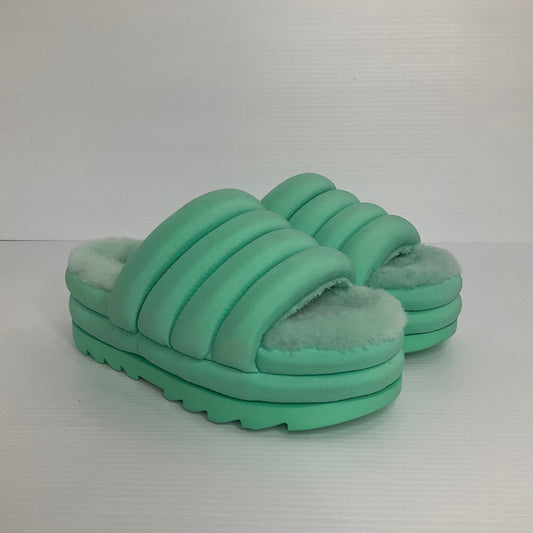 Teal Slippers Ugg, Size 8