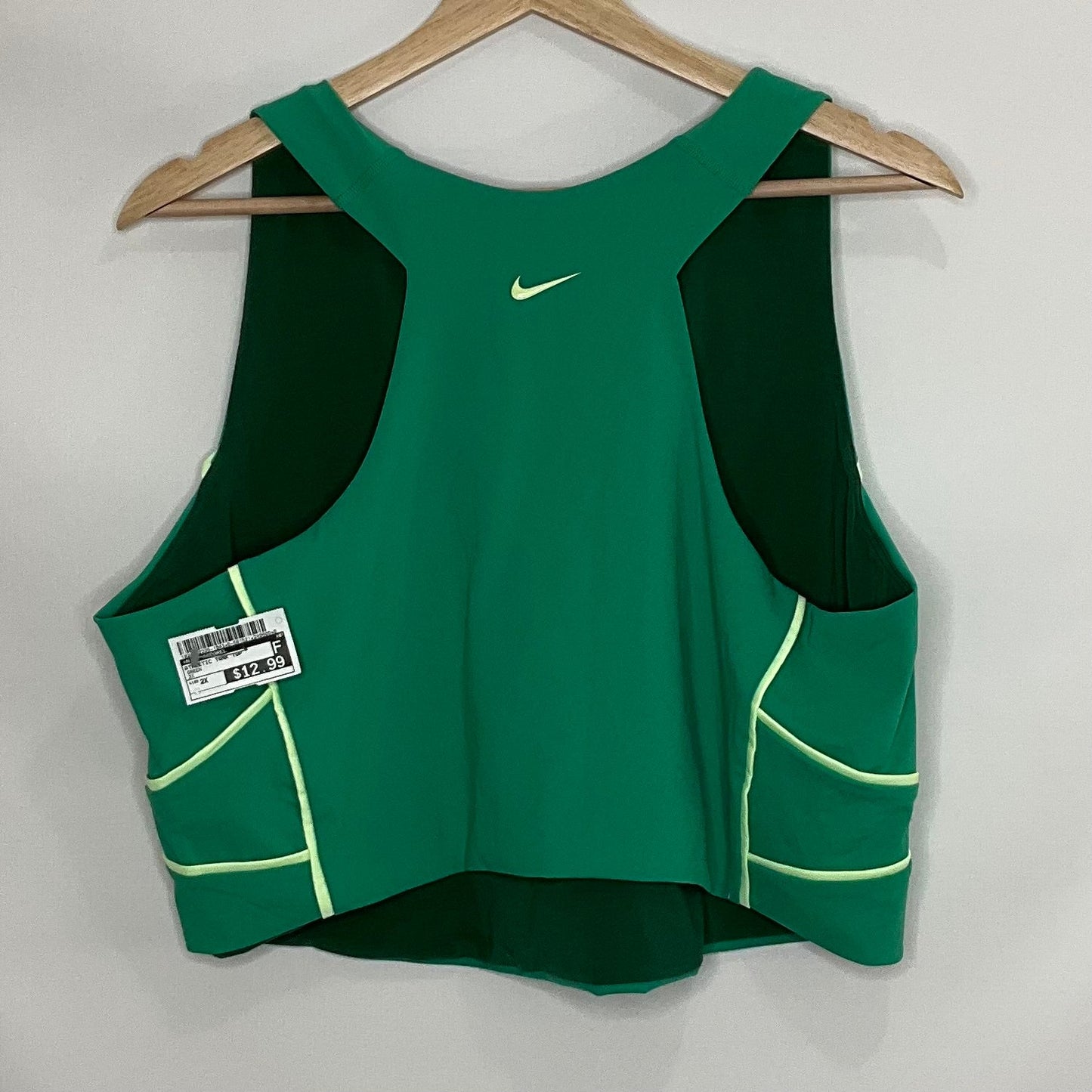 Green Athletic Bra Nike Apparel, Size 2x