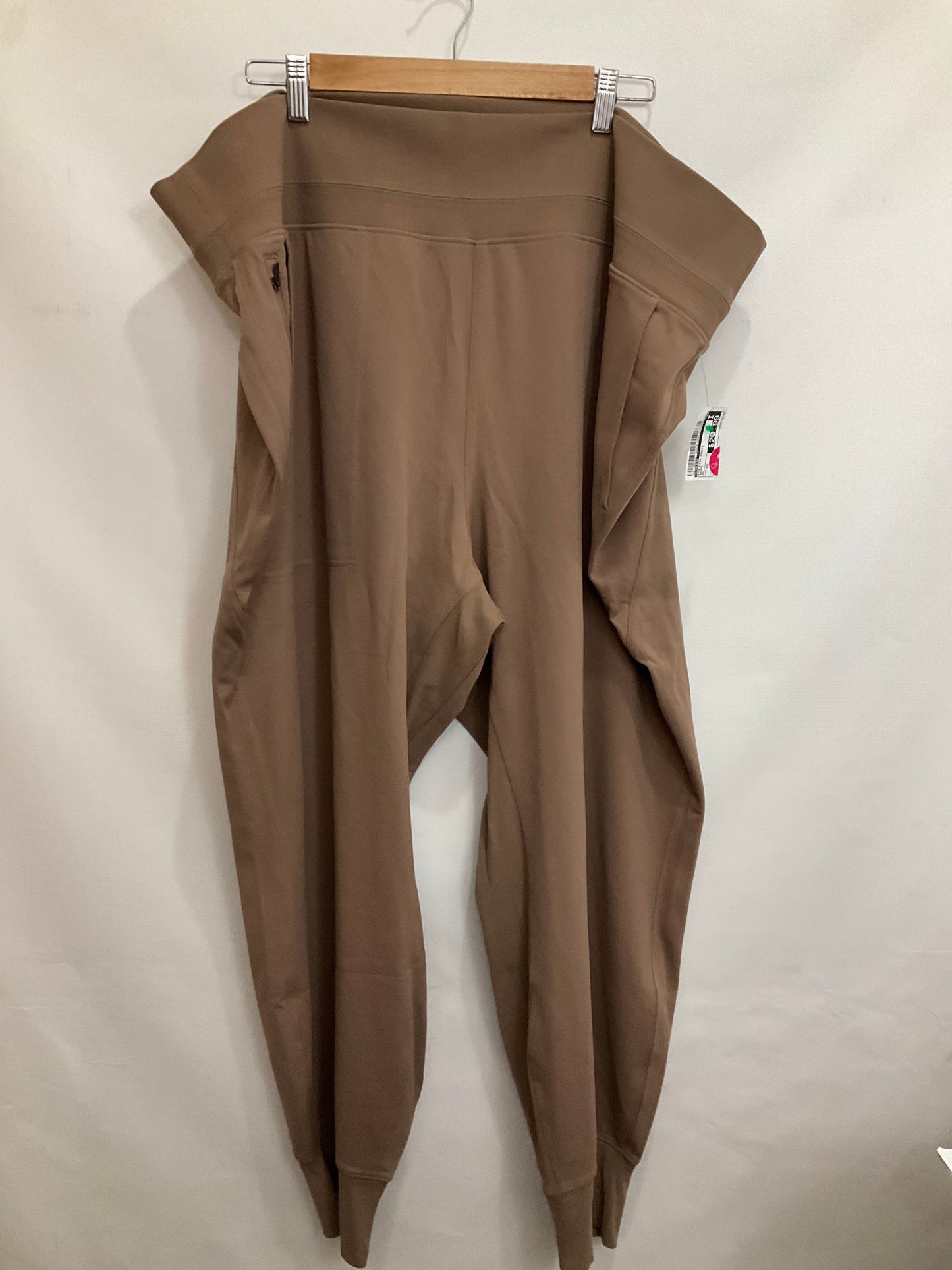 Athletic Pants By Athleta In Brown, Size: 3x