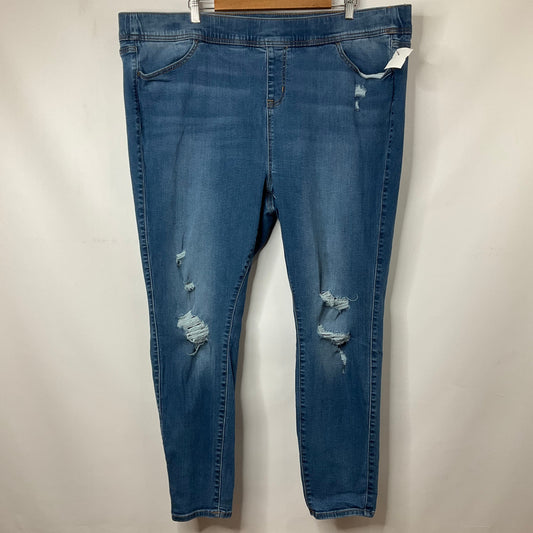 Blue Denim Jeans Jeggings Torrid, Size 4x