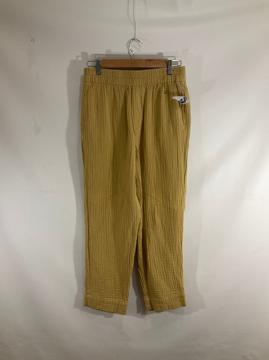 Pants Linen By Madewell In Yellow, Size: S