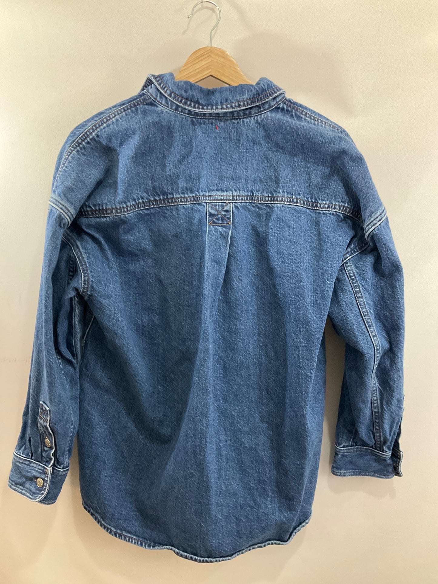 Jacket Denim By Madewell In Blue Denim, Size: S