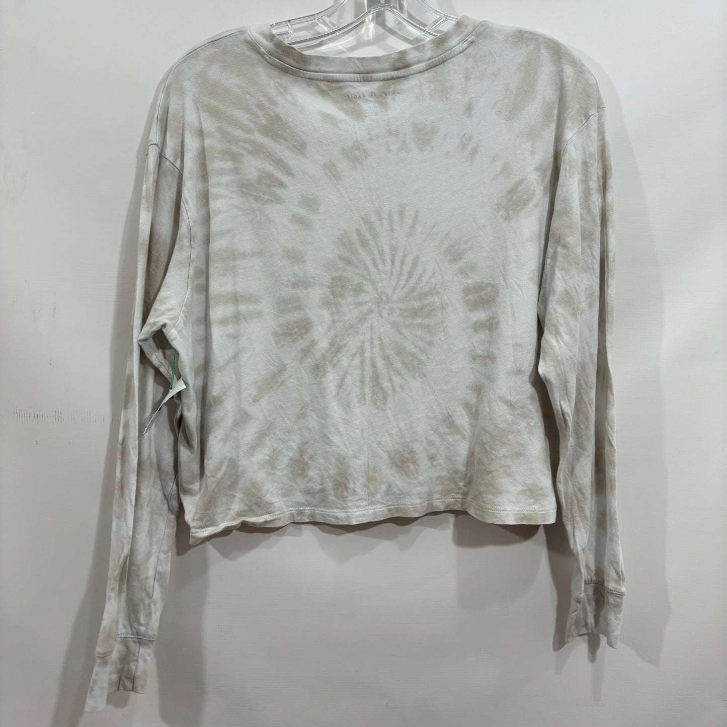 Top Long Sleeve By American Eagle In Tie Dye Print, Size: M