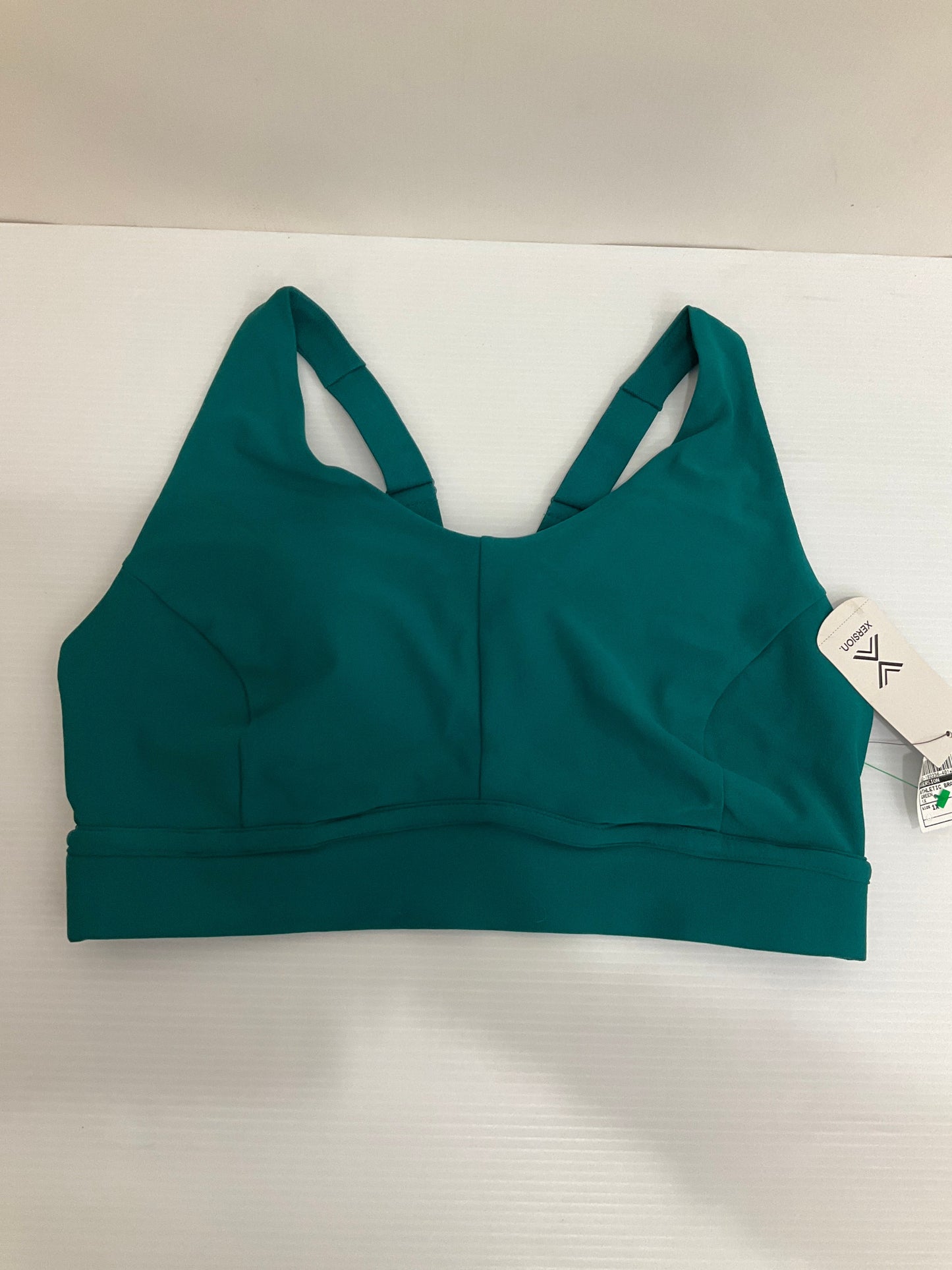 Athletic Bra By Xersion In Green, Size: 1x