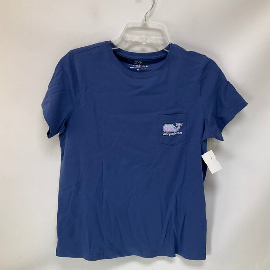 Top Short Sleeve By Vineyard Vines In Navy, Size: M