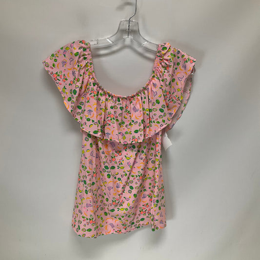 Pink Top Short Sleeve Lilly Pulitzer, Size S