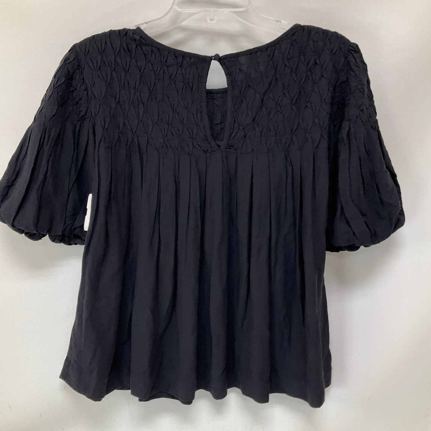 Top Short Sleeve By Anthropologie In Grey, Size: S