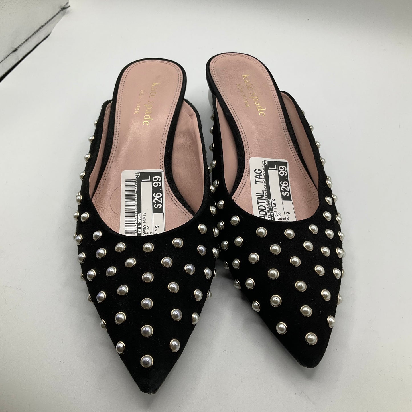 Shoes Flats By Kate Spade In Black, Size: 9