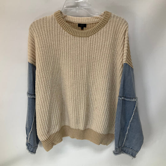 Sweater By Debut In Tan, Size: M