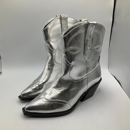 Boots Western By Cma In Silver, Size: 8