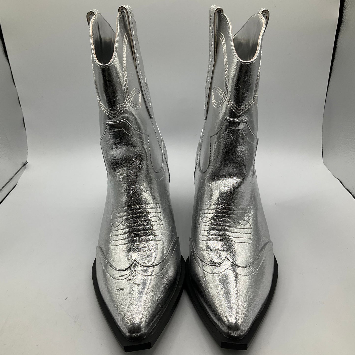 Boots Western By Cma In Silver, Size: 8