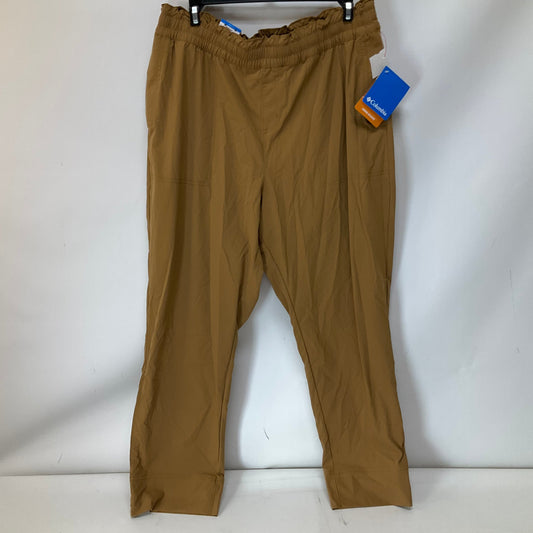 Athletic Pants By Columbia In Brown, Size: L