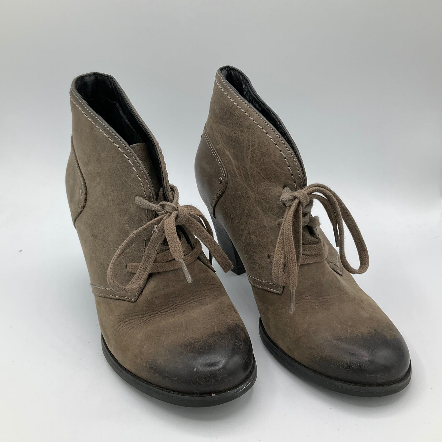 Boots Ankle Heels By Clarks  Size: 6.5