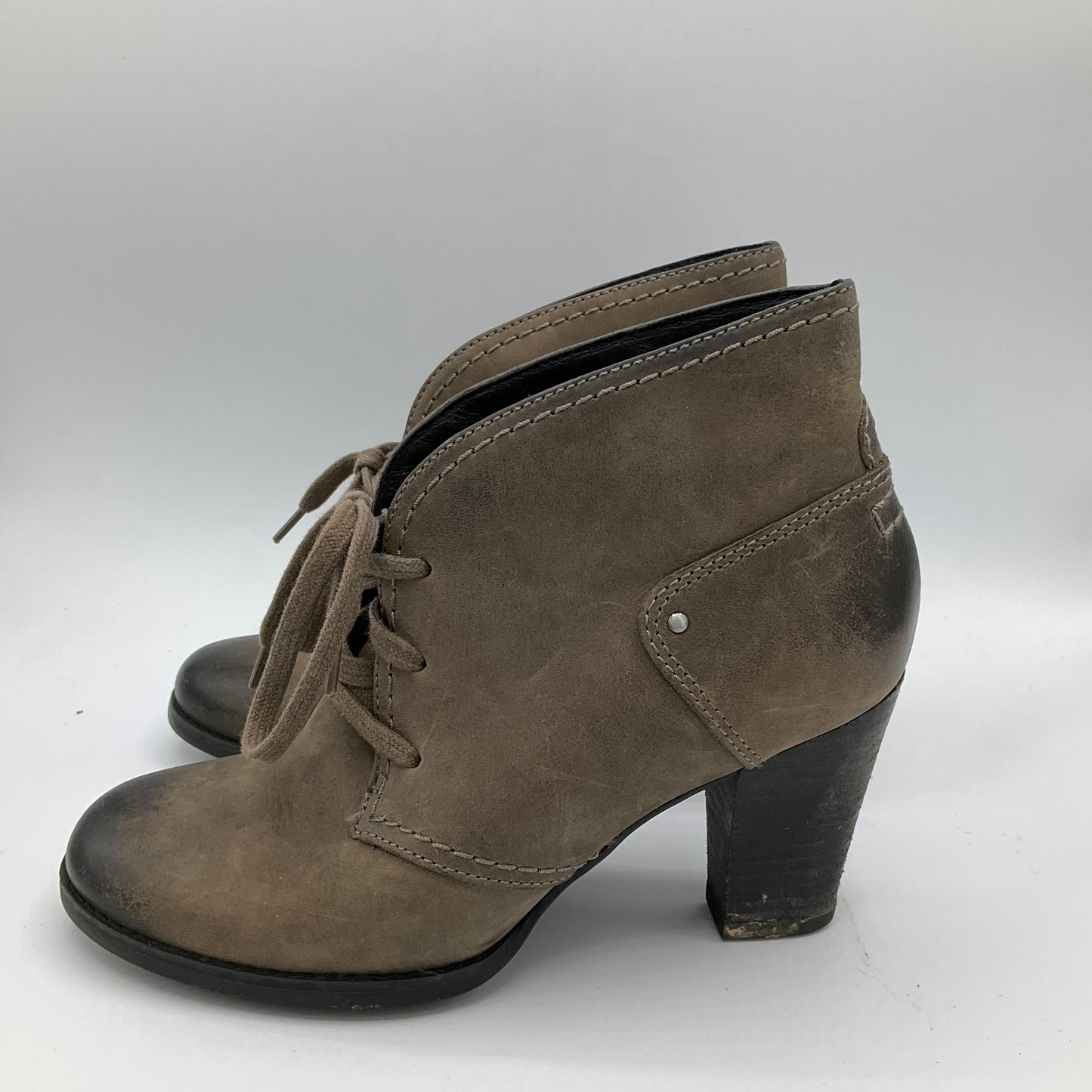 Boots Ankle Heels By Clarks  Size: 6.5