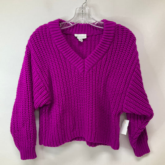 Sweater By Top Shop In Purple, Size: Xs