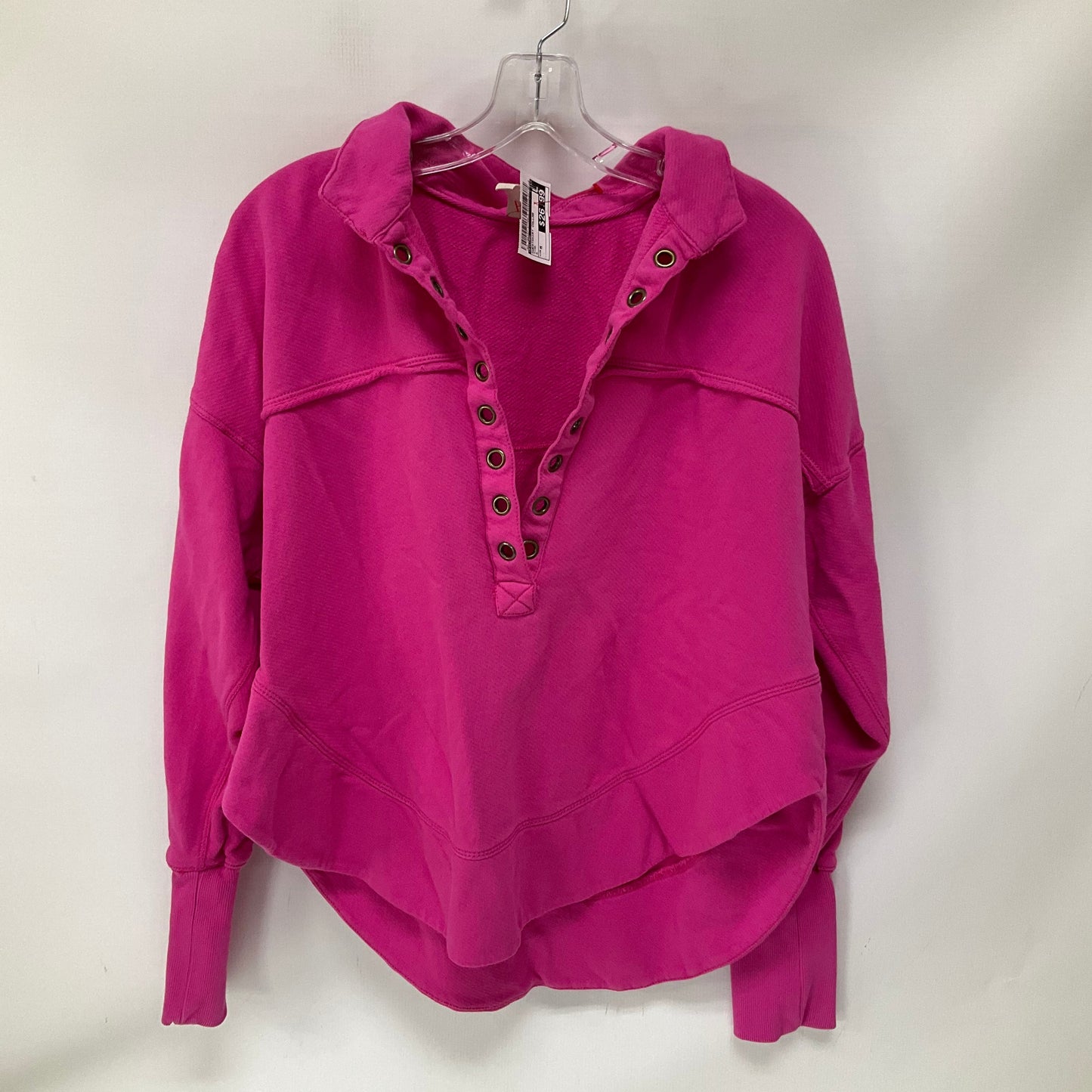 Sweatshirt Collar By Pilcro In Pink, Size: M