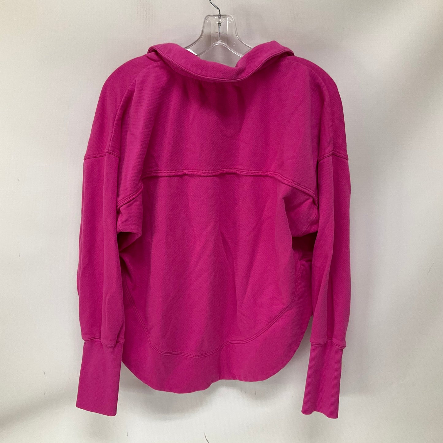 Sweatshirt Collar By Pilcro In Pink, Size: M