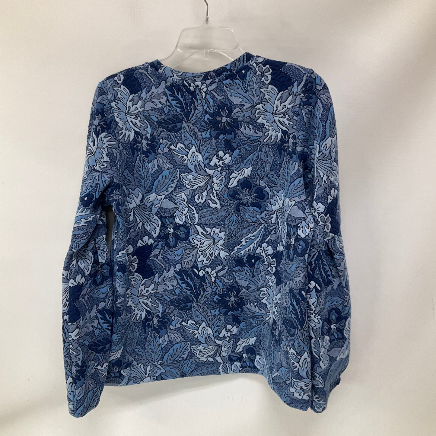 Top Long Sleeve By Anthropologie In Blue, Size: M