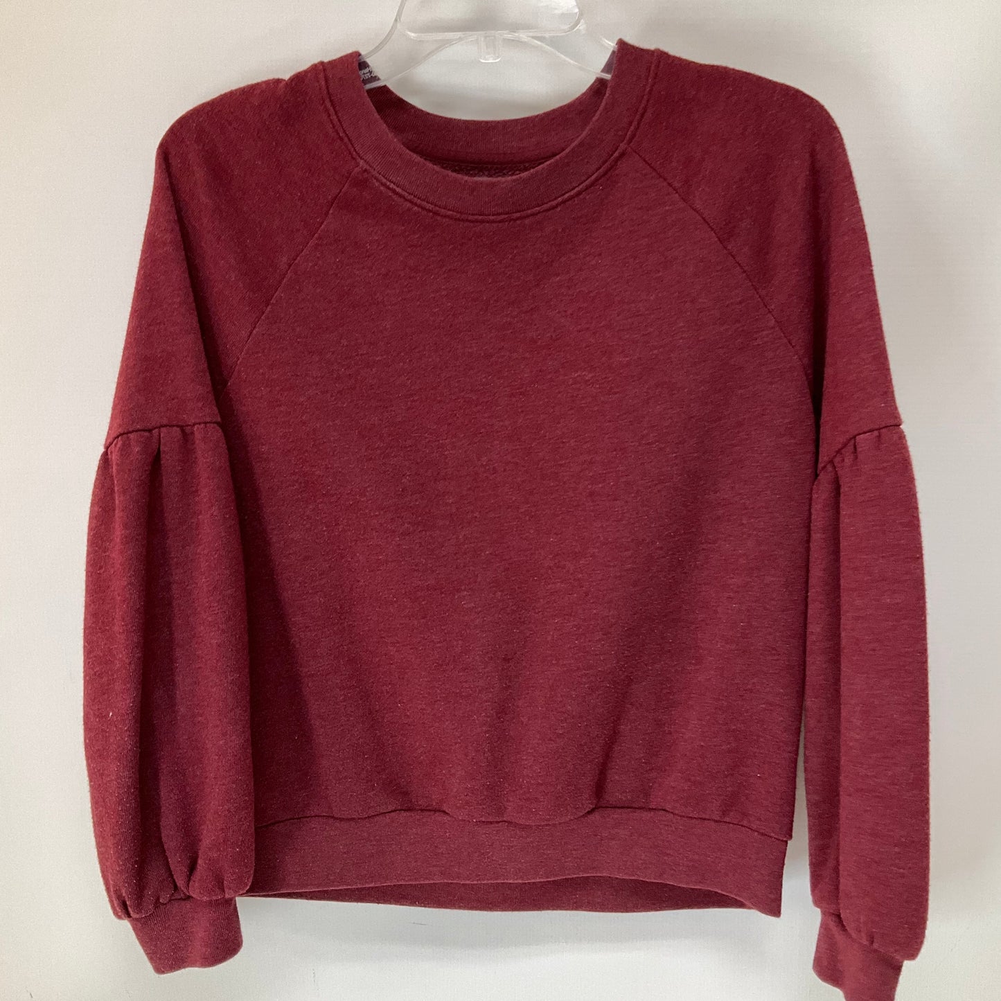 Sweatshirt Crewneck By Aerie In Maroon, Size: S