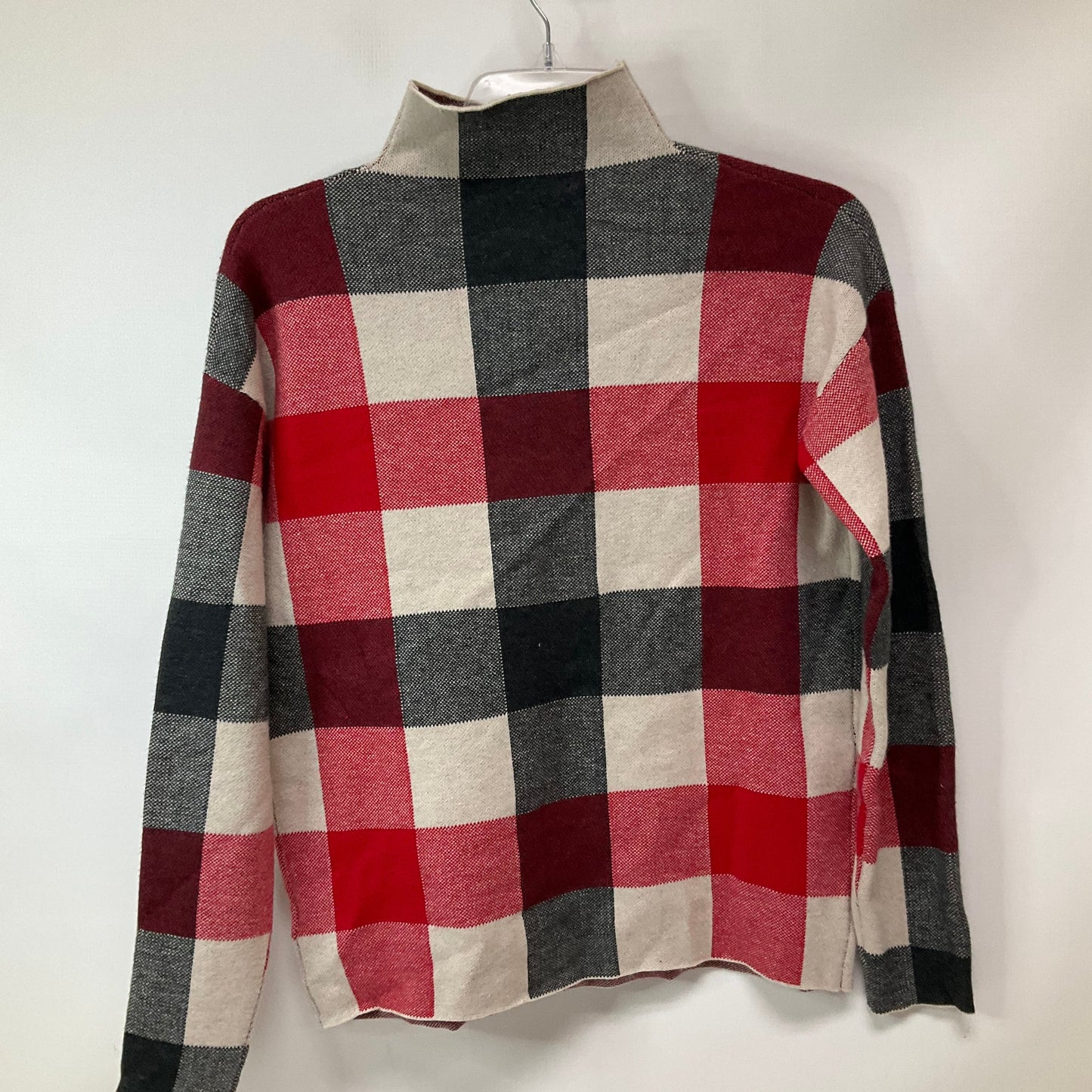 Sweater By Tahari In Plaid, Size: Xs