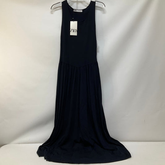 Dress Casual Maxi By Zara In Navy, Size: L