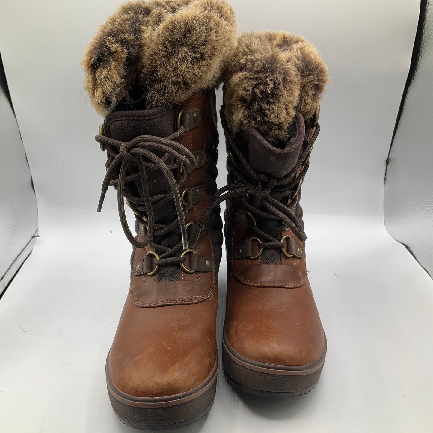 Boots Snow By Ugg In Brown, Size: 7