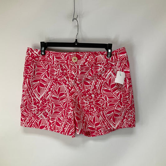 Shorts By Lilly Pulitzer In Pink & White, Size: 4