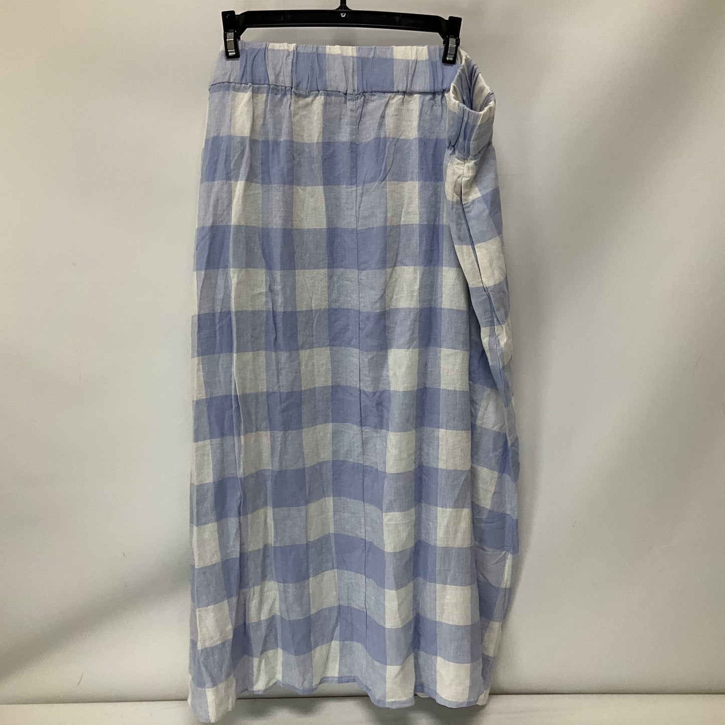 Skirt Maxi By Madewell In Blue & White, Size: 2x