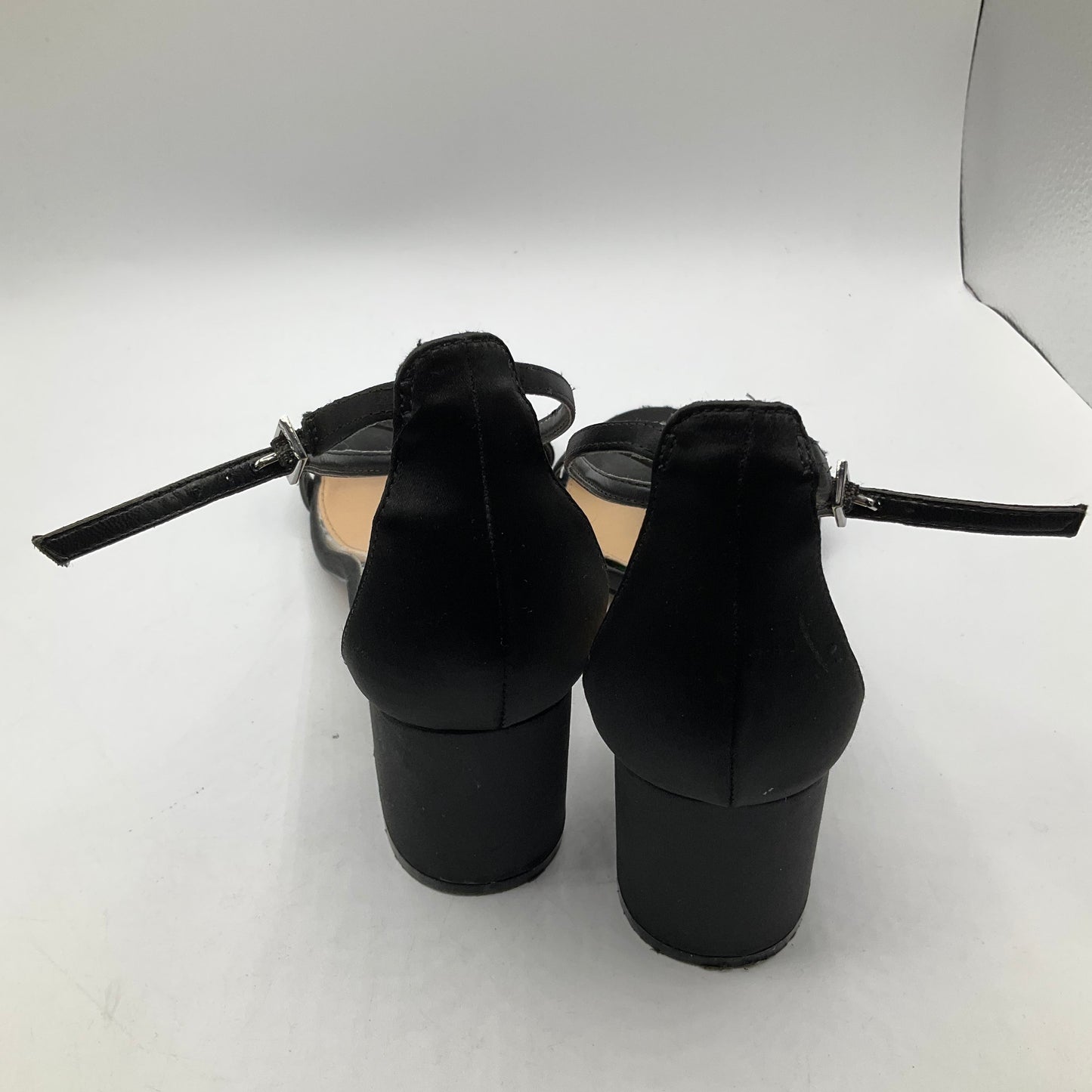 Sandals Heels Block By Badgley Mischka In Black, Size: 8