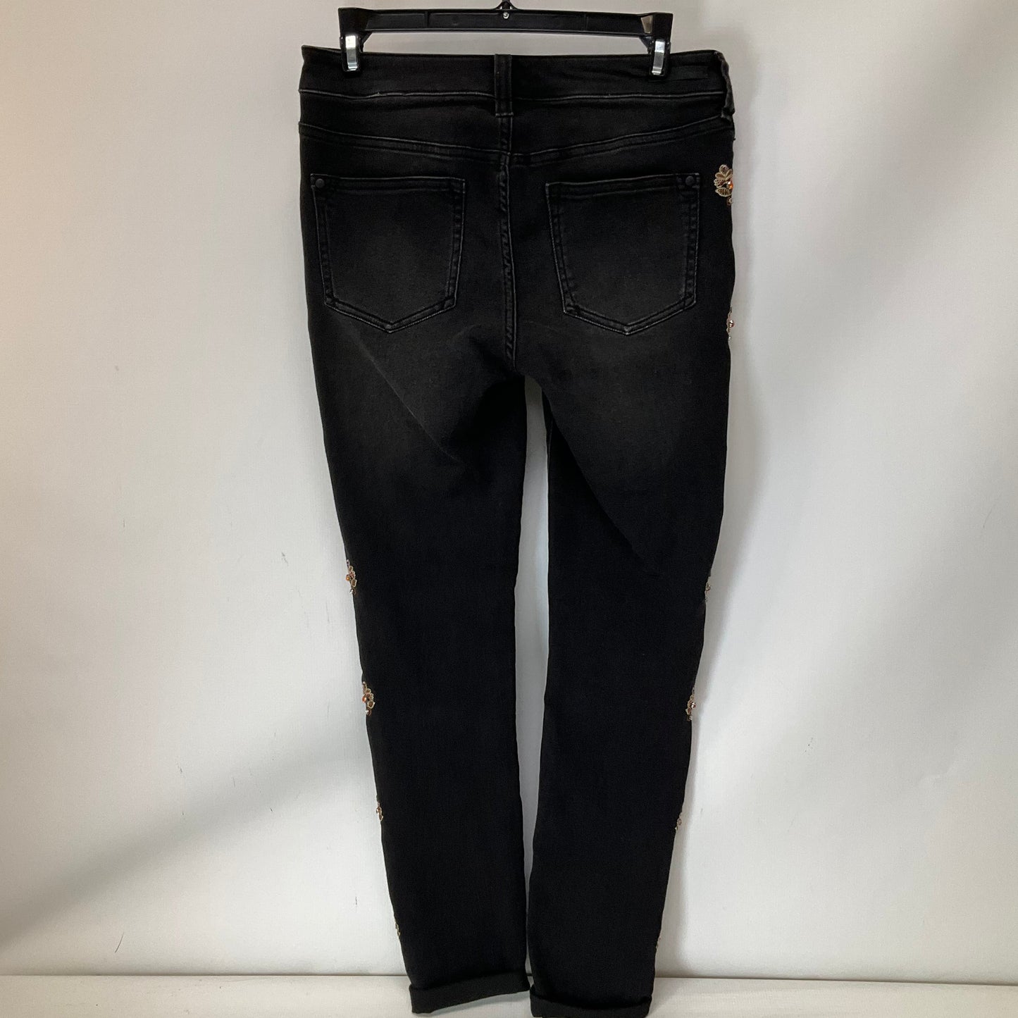 Jeans Skinny By Pilcro In Black Denim, Size: 2