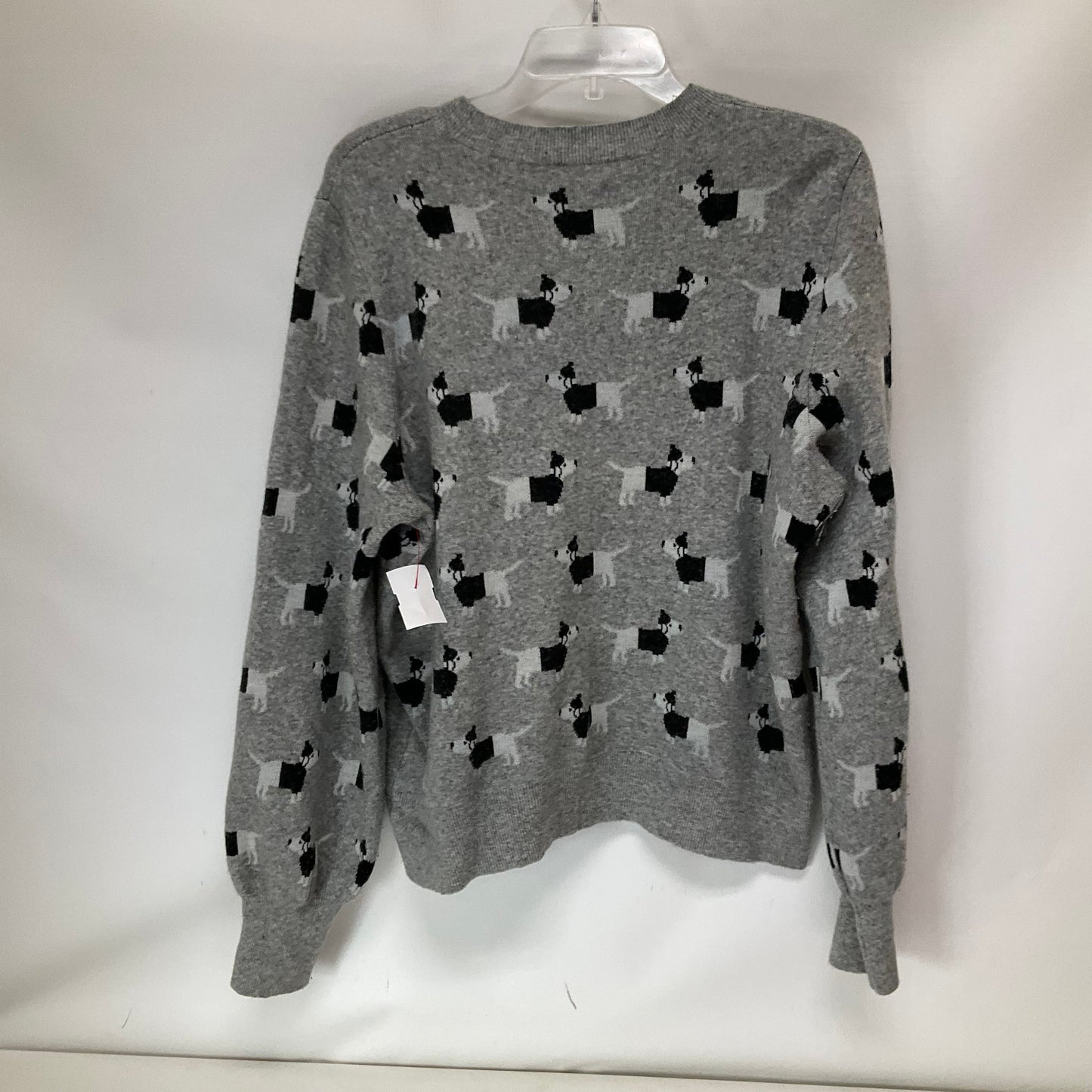 Sweater By Kate Spade In Grey, Size: Xl