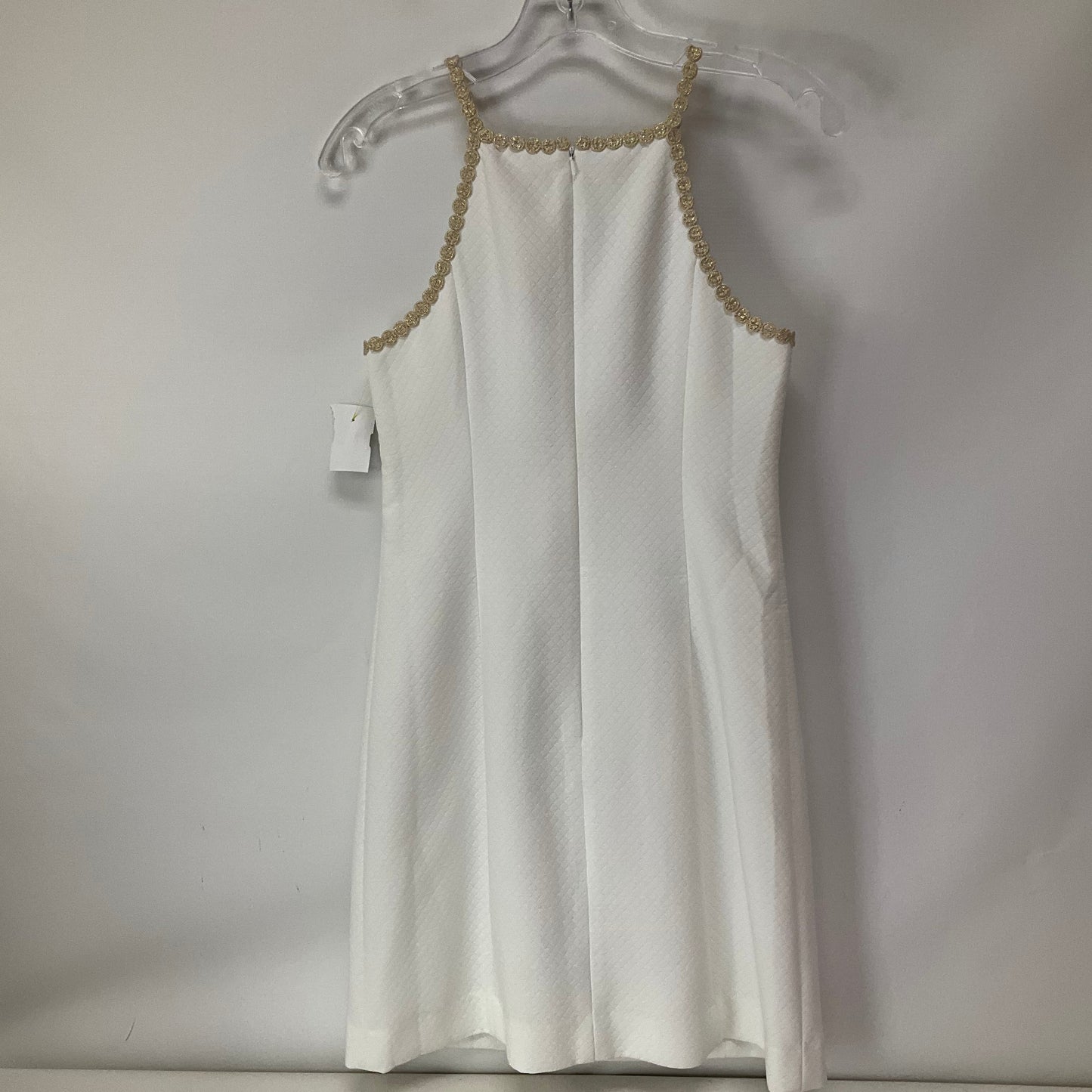 Gold & White Dress Casual Short Lilly Pulitzer, Size 2