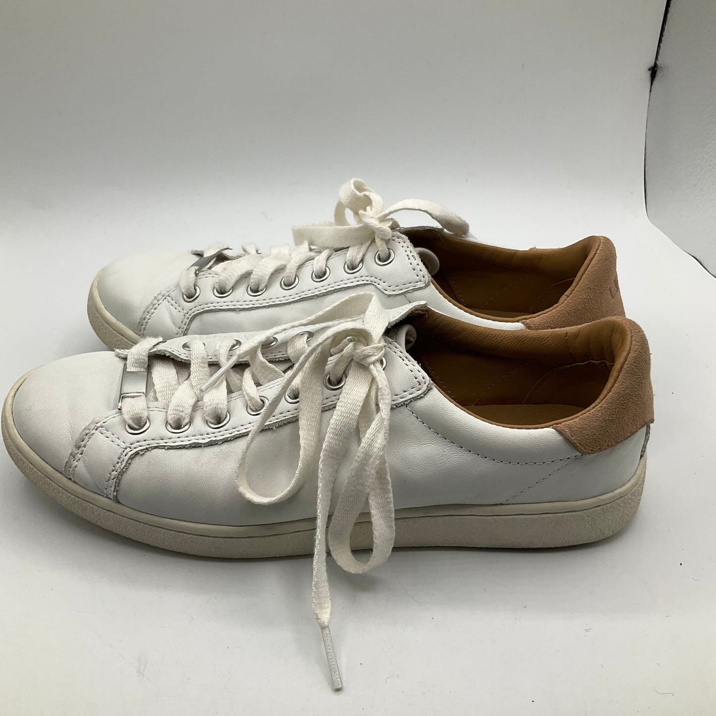 Shoes Sneakers By Ugg In White, Size: 10