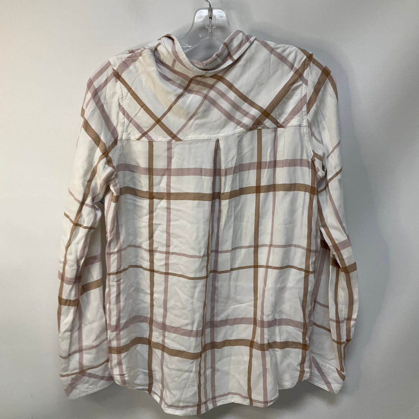 Top Long Sleeve By Altard State In Plaid Pattern, Size: M