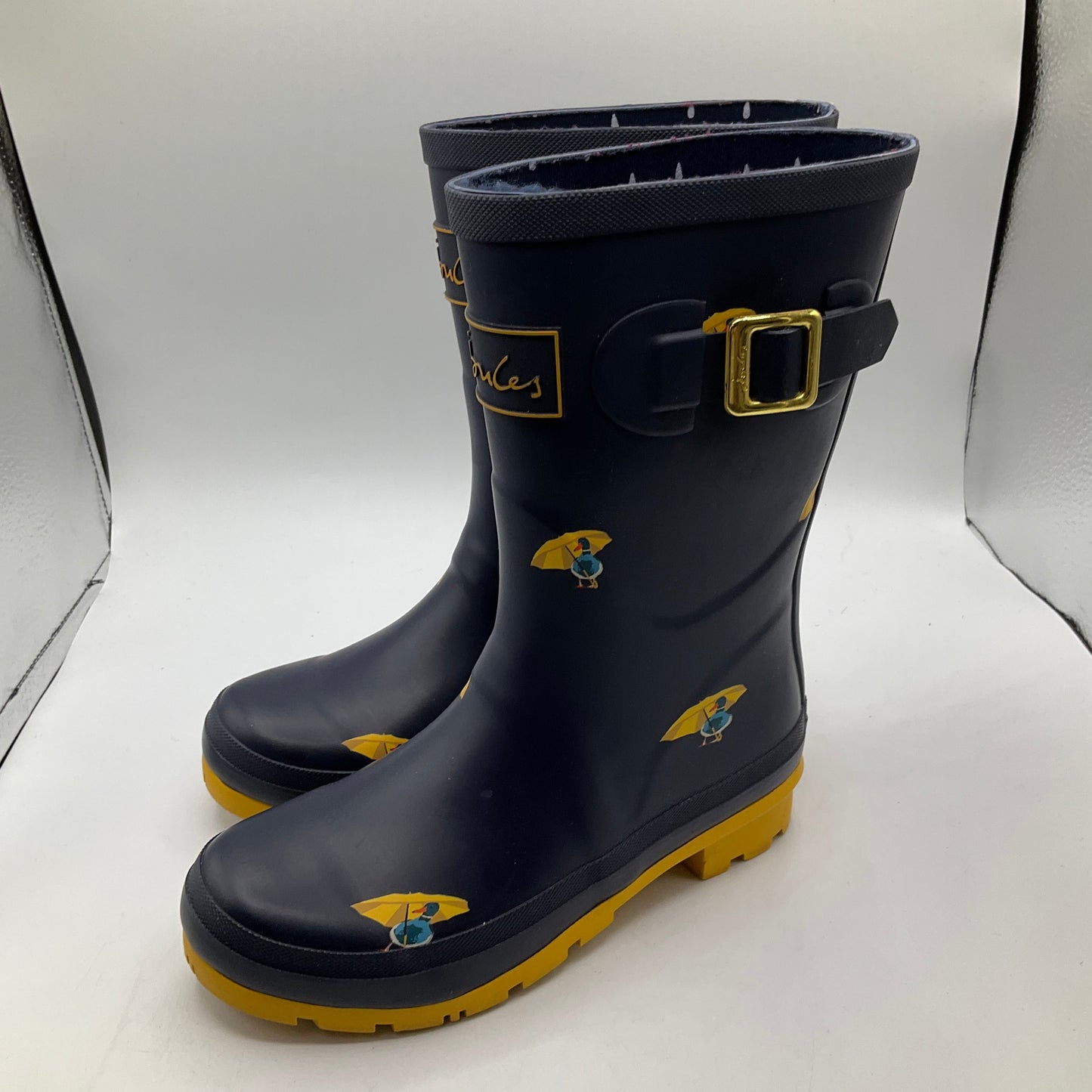 Navy Boots Rain Joules, Size 5