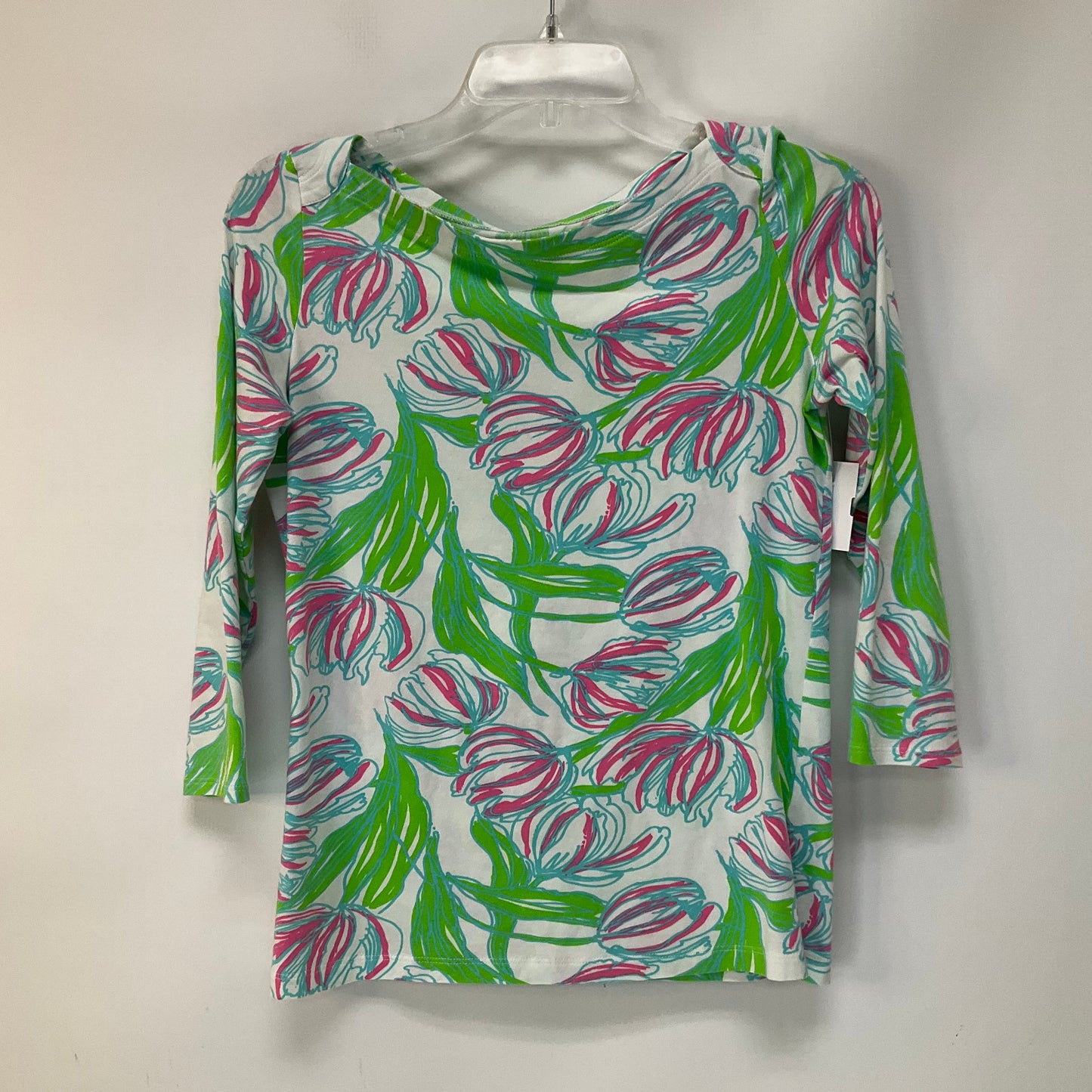 Floral Print Top Long Sleeve Lilly Pulitzer, Size Xs