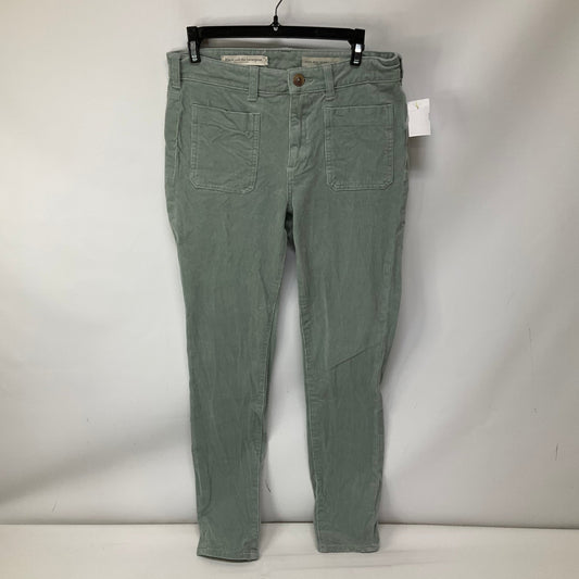 Pants Corduroy By Pilcro In Green, Size: 6