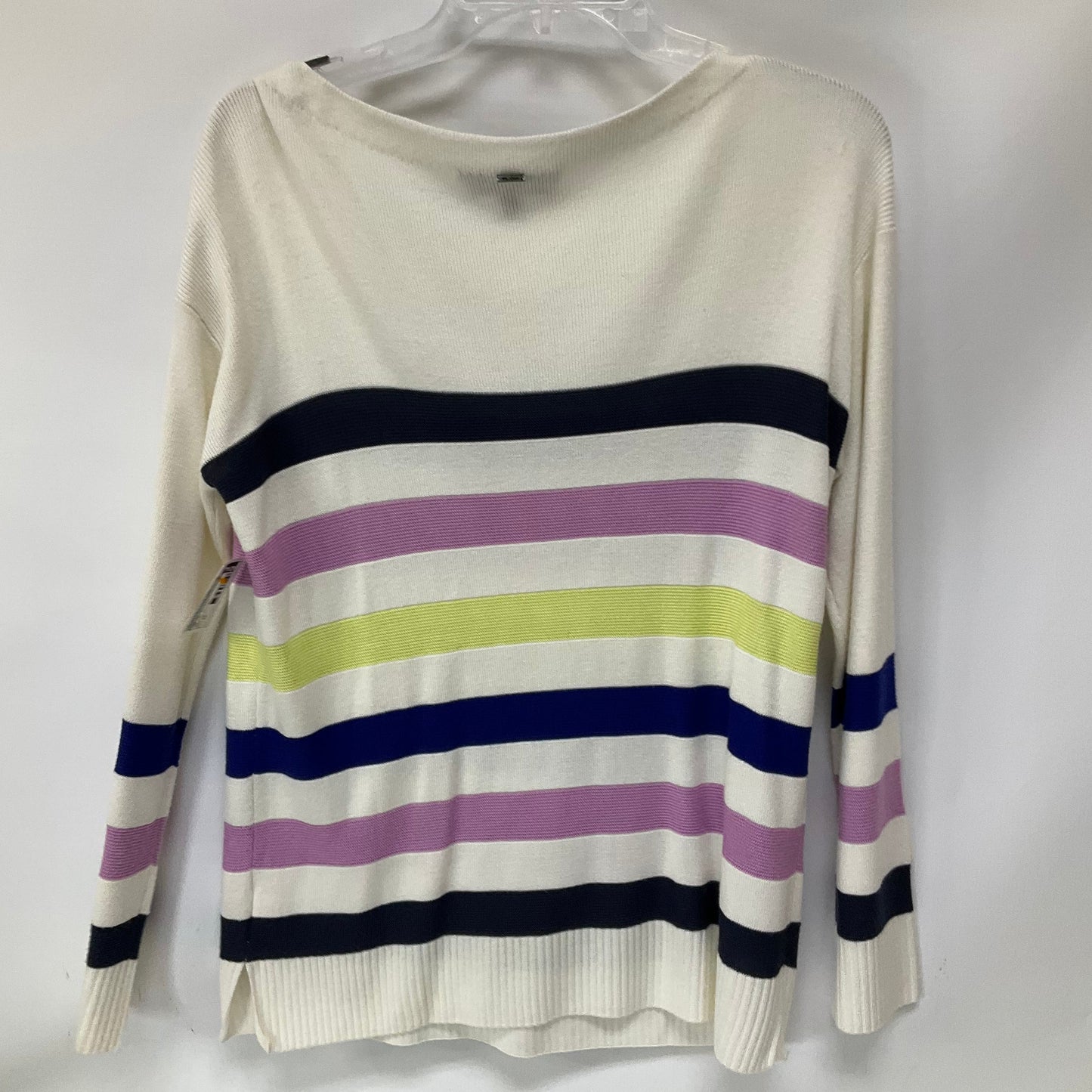 Top Long Sleeve By St John Collection In Striped Pattern, Size: Xs