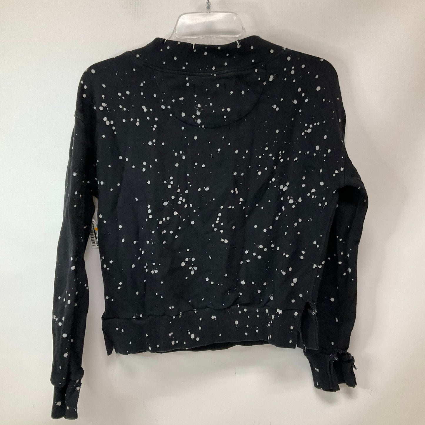 Sweatshirt Crewneck By Pilcro In Black & White, Size: Xs