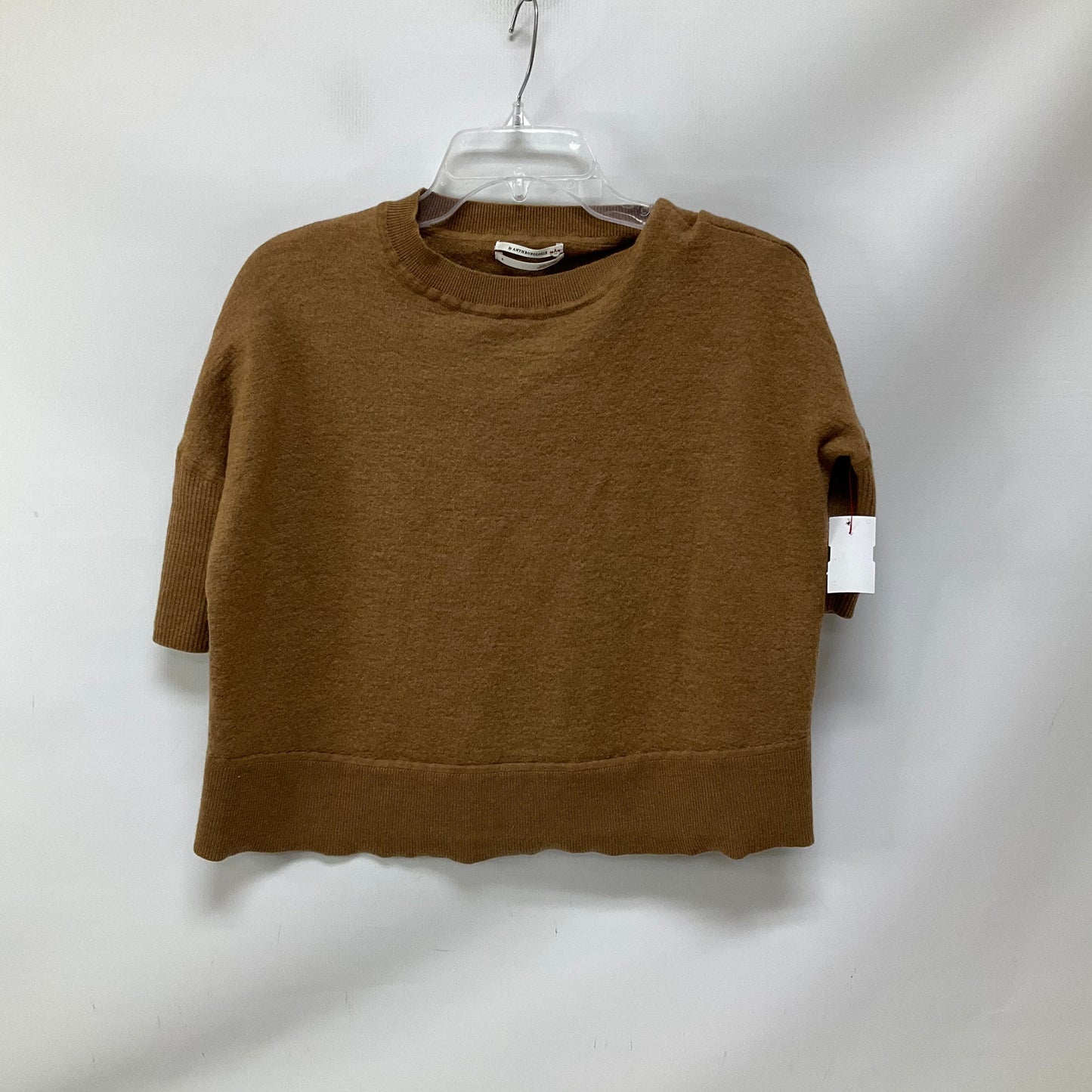 Sweater Short Sleeve By Anthropologie In Brown, Size: S