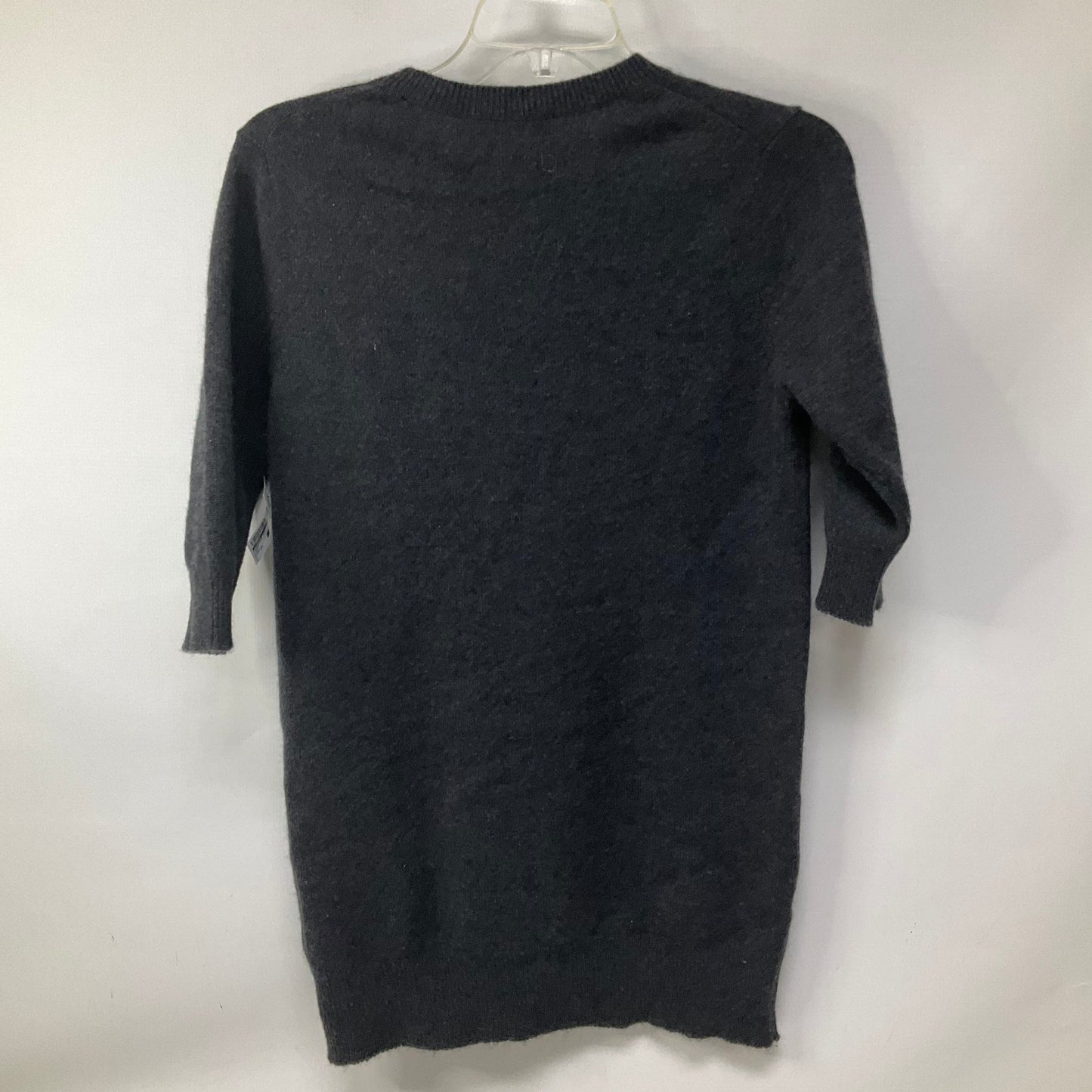 Sweater Short Sleeve By Vince In Grey, Size: Xs