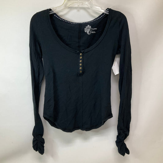 Top Long Sleeve Basic By Pilcro In Navy, Size: S