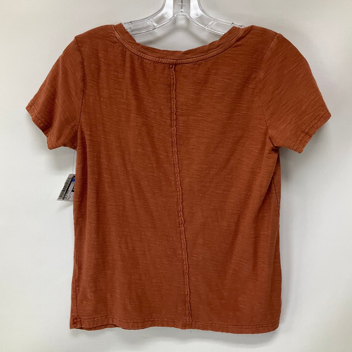 Top Short Sleeve Basic By Pilcro In Brown, Size: S